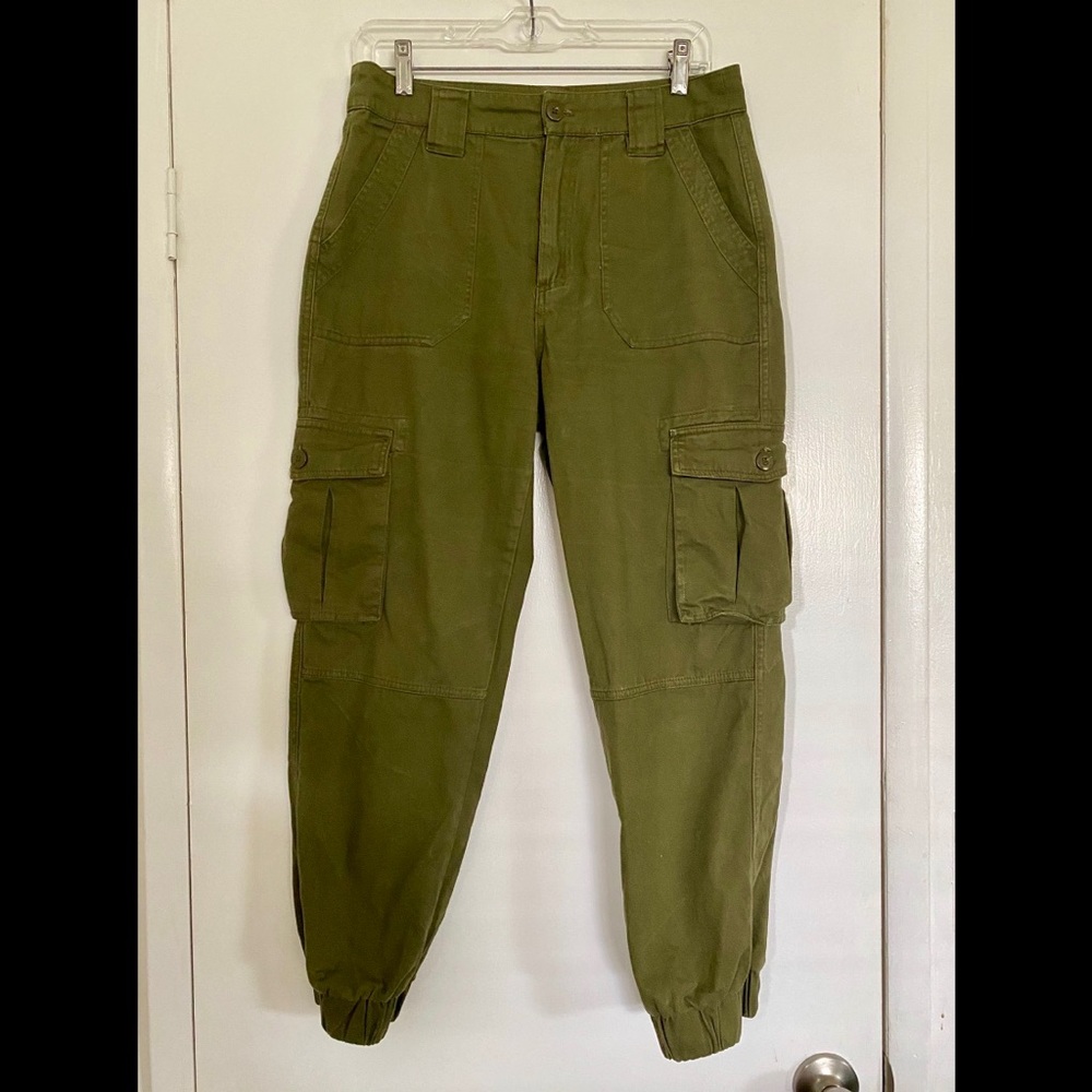 Olive green joggers